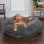 Manufacturer Pet Dog Bed Plush Ball Pillow Dog Bed Removable Cover Soft Cozy Pet Beds