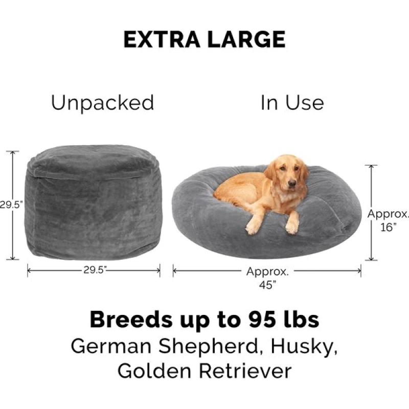 Manufacturer Pet Dog Bed Plush Ball Pillow Dog Bed Removable Cover Soft Cozy Pet Beds