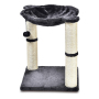 Wood Sisal Pet Furniture for Cats and Kittens Scratching Post Cat Scratching Post with Hammock Climbing Frame Cat Toy With Ball