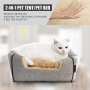 Self Warming Reversible Cat Dog Cushion Bed House Detachable Cave Tent Sleeping Bag Hooded Pet Bed Burrow Lounge Pet Condo
