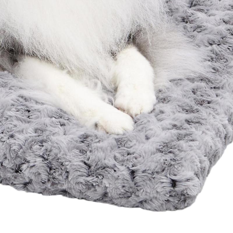 Pets Deluxe Beds Super Plush Dog Cat Beds Ideal for Dog Crates Machine Wash