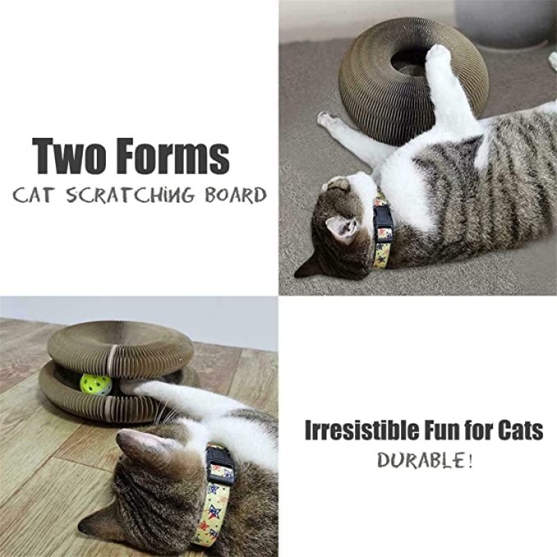 Interactive Training Exercise Recyclable Cat Scratching Board Play Toy Make Fun for Cat