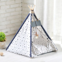 High Quality luxury Portable Wholesale Washable Indoor Party White Play Indian Kids Teepee Tent Pet Playing Sleeping Tent