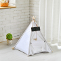 High Quality luxury Portable Wholesale Washable Indoor Party White Play Indian Kids Teepee Tent Pet Playing Sleeping Tent