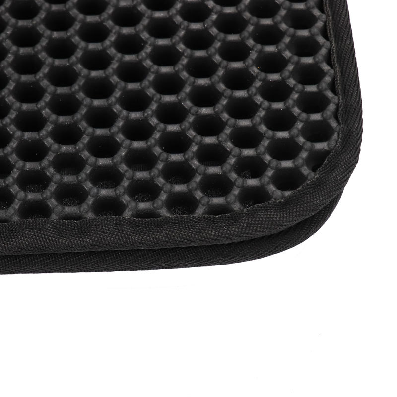 Manufacturer Wholesale Waterproof Black EVA Material Cat Litter Mat Easy Clean Double Layer Cat Litter Mat