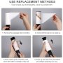 480 Sheet Extra Sticky Lint Roller Pet Hair Remover for Clothes