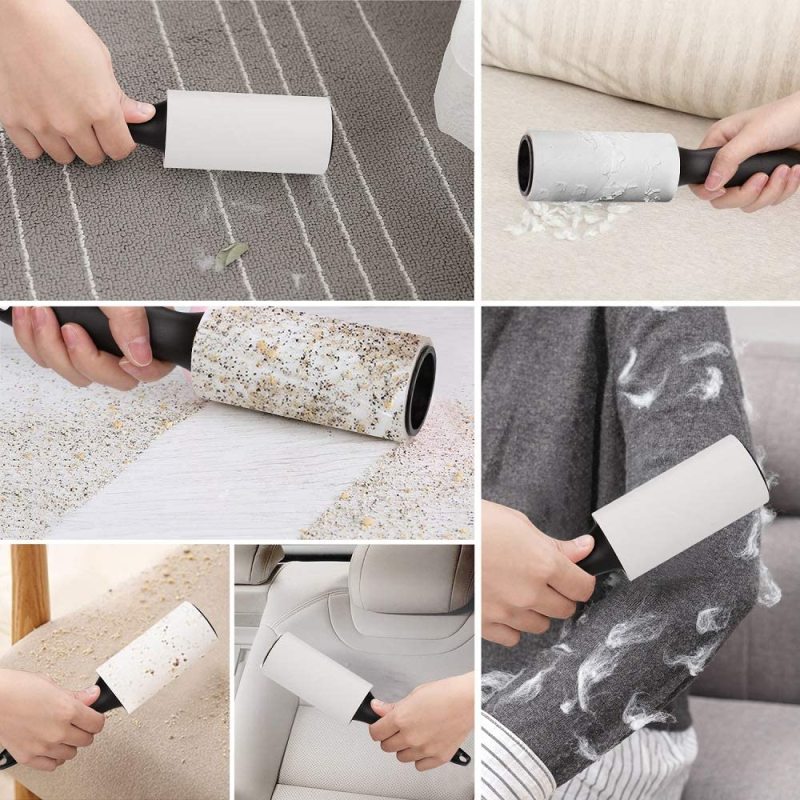 480 Sheet Extra Sticky Lint Roller Pet Hair Remover for Clothes
