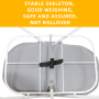 Pet Dog Grooming Bath Tub Folding Dog Bathtub Elevate Family Bath for Small and Medium Pets