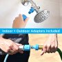 Pet Bathing Tool Pet Shower Sprayer & Scrubber in-One, Shower Bath Tub & Outdoor Garden Hose Compatible