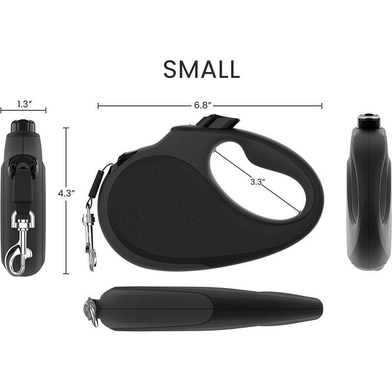 Wholesale Tangle-Free Retractable Dog Leash Handed Brake Hauling Cable Nylon Tape For Pets