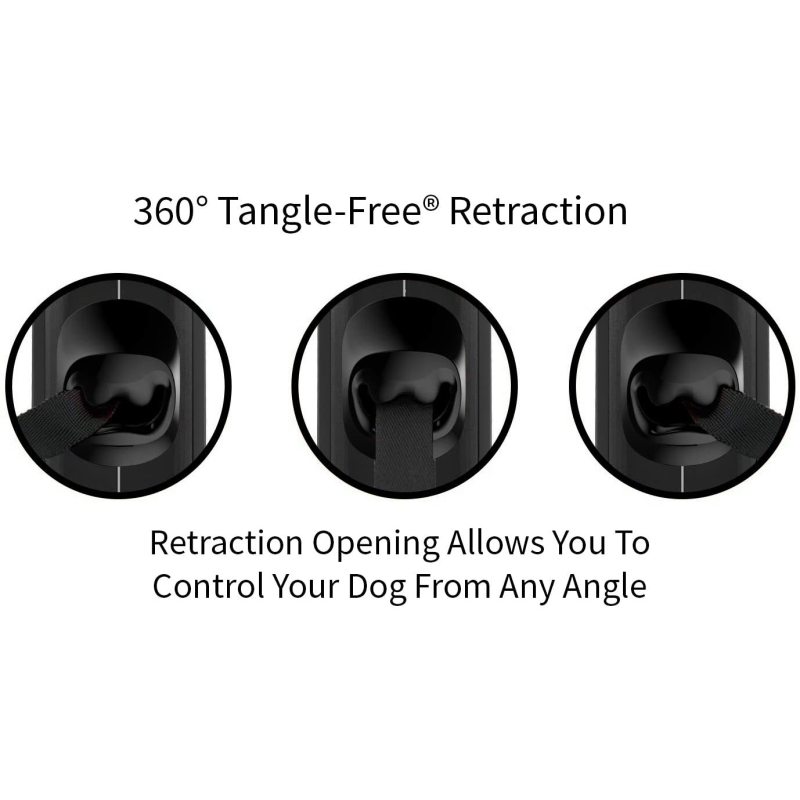 Wholesale Tangle-Free Retractable Dog Leash Handed Brake Hauling Cable Nylon Tape For Pets