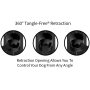 Wholesale Tangle-Free Retractable Dog Leash Handed Brake Hauling Cable Nylon Tape For Pets