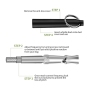 Dog Whistle Adjustable Pitch Ultrasonic Training Tool Silent Bark Control For Dogs With Lanyard Strap