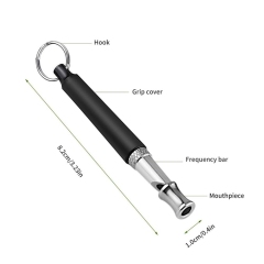 Dog Whistle Adjustable Pitch Ultrasonic Training Tool Silent Bark Control For Dogs With Lanyard Strap