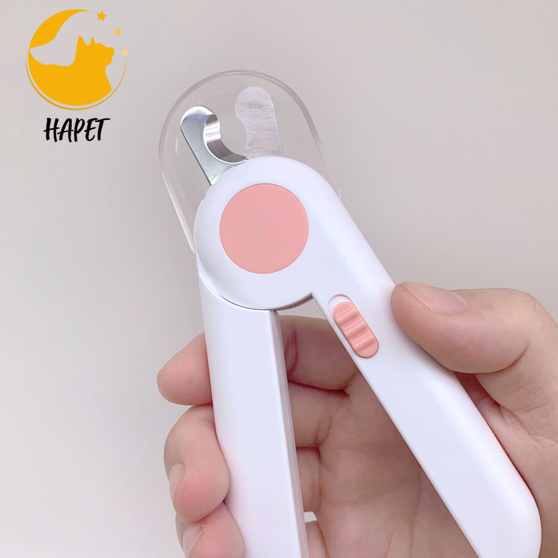 Forbici per animali domestici Evita di tagliare troppo le unghie del gatto con forbici per unghie per animali domestici a LED ultra luminose con luce a LED