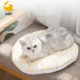 Ultra Soft Pet Bed with Cute Prints Reversible Fleece Crate Bed Mat Machine Washable Pet Bed Liner