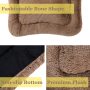 Plush Dog Bed Pet Cushion Crate Mat Comfy Kennel Anti-Slip Washable Pad