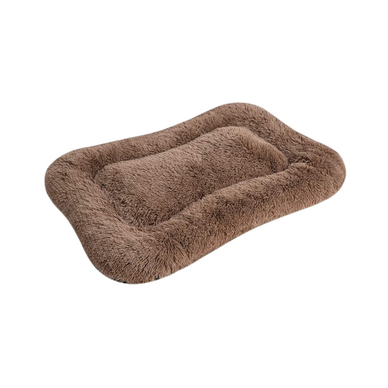 Plush Dog Bed Pet Cushion Crate Mat Comfy Kennel Anti-Slip Washable Pad