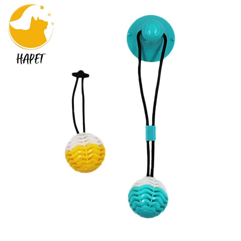 Dog Rope Toys with Vacuum Suction Cup for Aggressive Chewers Dog Training Treats Teething Toys