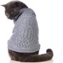 Cat Sweater Turtleneck Knitted Sleeveless Cat Clothes Warm Winter Kitten Clothes Outfits for Cats or Small Dogs in Cold Season