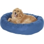 Pet Bed Dog Cat Bedding Velvet Round Bolster Dog Bed Removable Cover Pet Bed Orthopedic