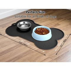 Waterproof Silicone Rubber Dog Mat for Food and Water