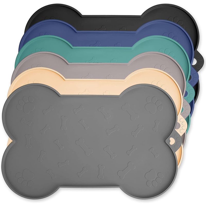 Waterproof Silicone Rubber Dog Mat for Food and Water