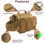 Saddle Bag Dog Backpack Useful Outdoor Hiking As Camping Gear