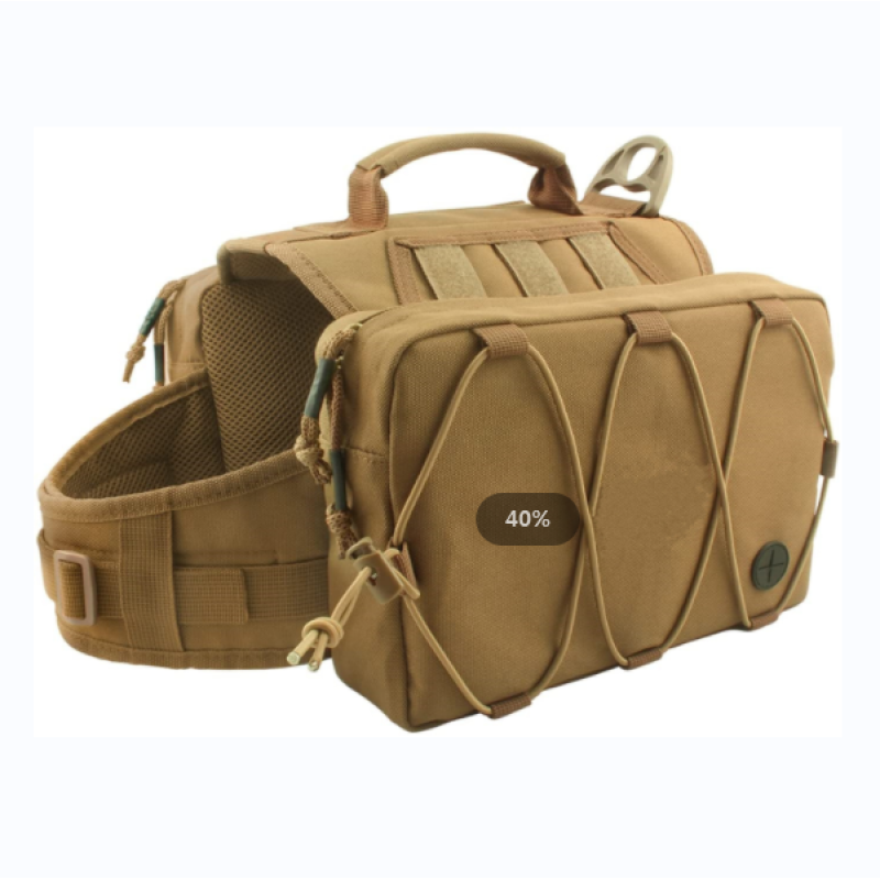 Saddle Bag Dog Backpack Useful Outdoor Hiking As Camping Gear