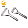 Pet dog open knot comb double-sided hair removal comb to float hair zinc alloy material luxury in the pet industry
