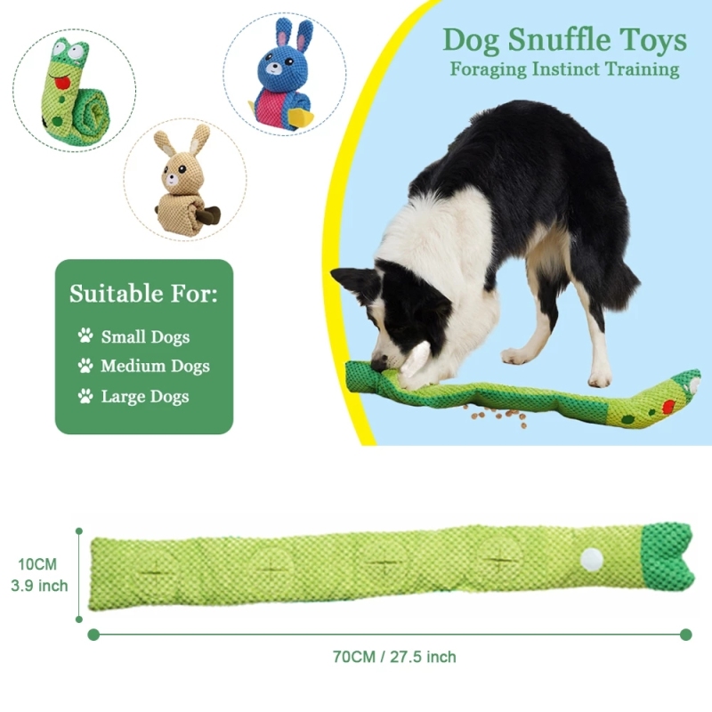Dog Puzzle Toys Hot Pet Supplies Dog Interactive IQ Training Food Squeaky Plush Snuffle Dog Toy