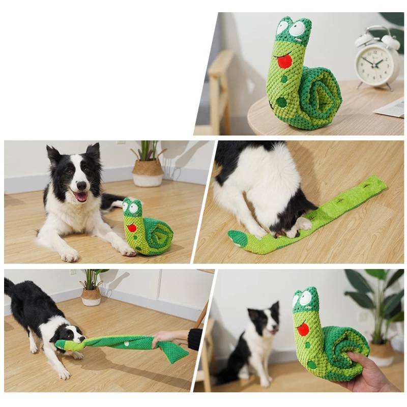 Dog Puzzle Toys Hot Pet Supplies Dog Interactive IQ Training Food Squeaky Plush Snuffle Dog Toy