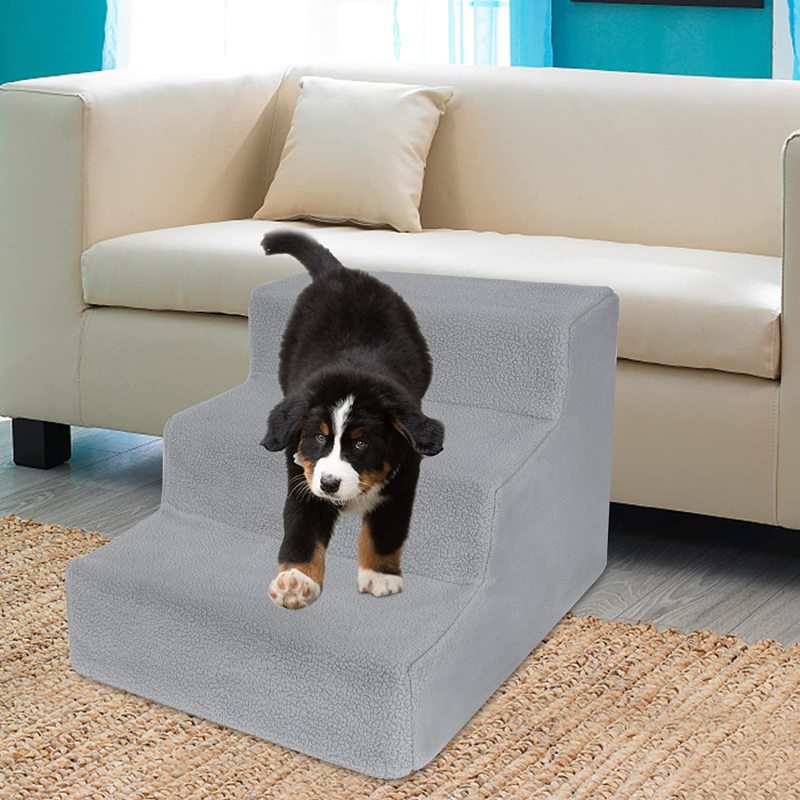 Doggy Steps - Non-Slip 3 Steps Pet Stairs,Holds Up to 70 lbs