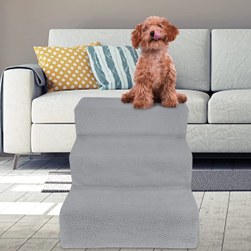 Doggy Steps - Non-Slip 3 Steps Pet Stairs,Holds Up to 70 lbs