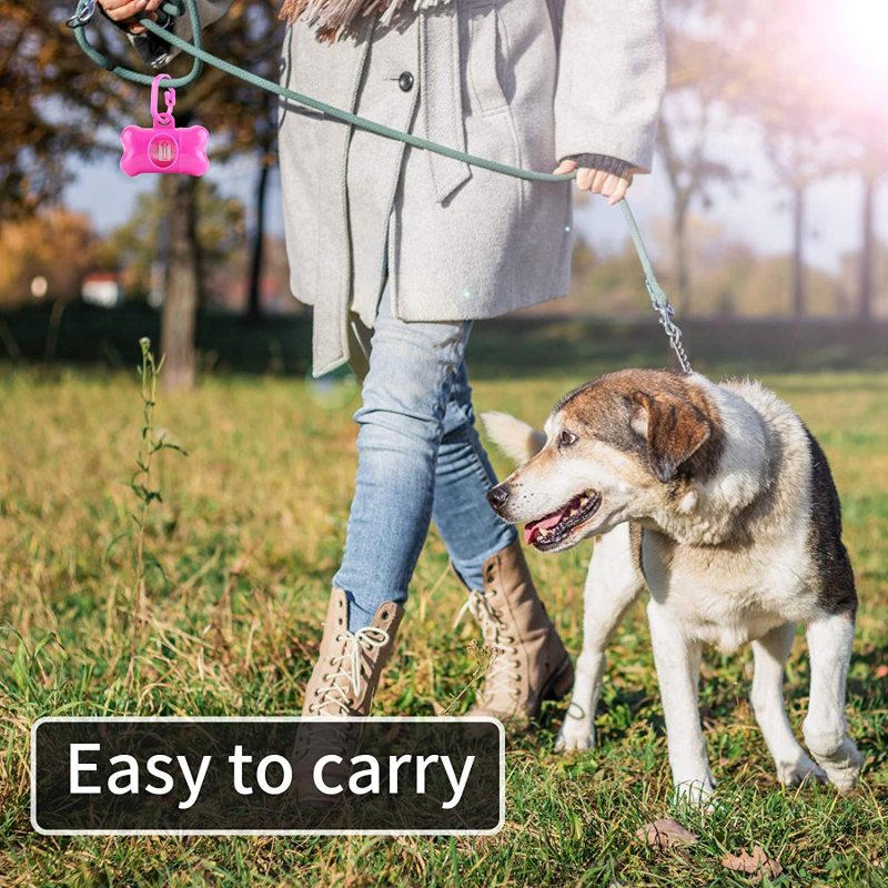 Bone Shaped Poop Bag Dispenser Pet Waste Disposal Bag Dispenser