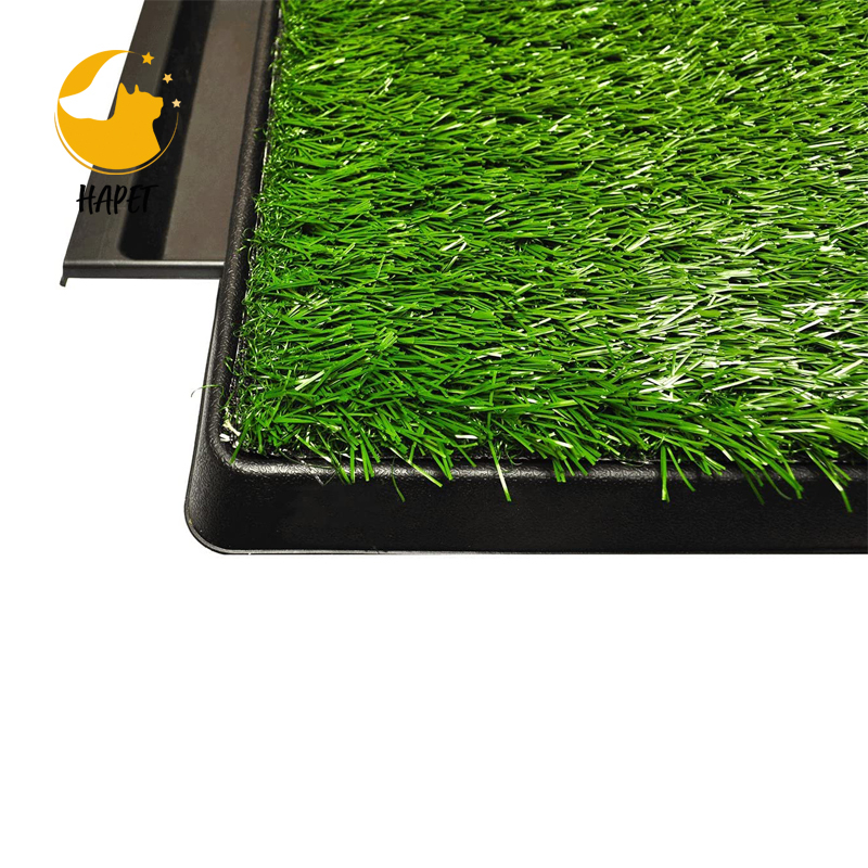Dog Potty for Indoor or Porch Grass Training Pads with Tray Portable Dog Litter Box
