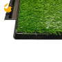 Dog Potty for Indoor or Porch Grass Training Pads with Tray Portable Dog Litter Box