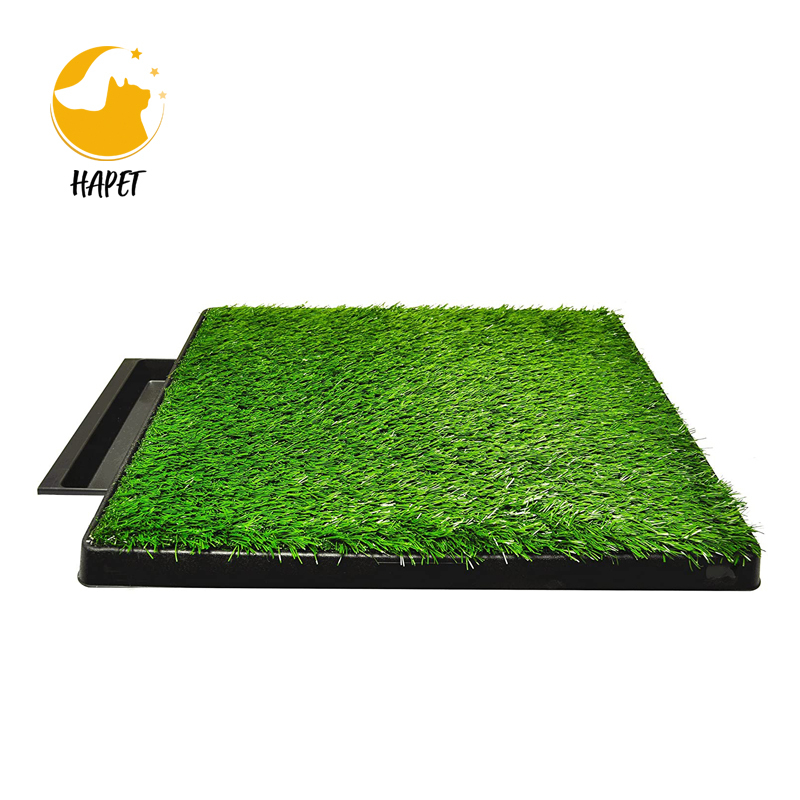 Dog Potty for Indoor or Porch Grass Training Pads with Tray Portable Dog Litter Box