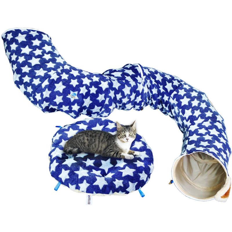 Plush Pet Snuggle Manufacturer Provides Pet Cat And Dog Snuggle With Cute Tunnel Style Snuggle