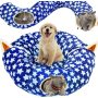 Plush Pet Snuggle Manufacturer Provides Pet Cat And Dog Snuggle With Cute Tunnel Style Snuggle