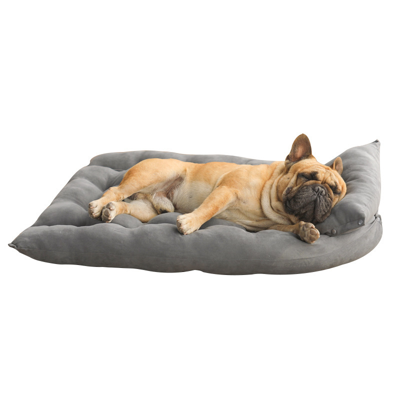 Manufacturer Multifunctional Foldable Square Cushion Pet Sofa Bed Dog Cushion Can Transform Multi-Purpose Dog Bed