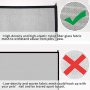 Magic Pet Gate for The House Stairs Providing a Safe Enclosure for Pets to Play and Rest, 8 Hooks (30'' X 43'')