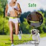 Dual Handle Bungee Waist Zipper Pouch Dog Leash for Up to 150 lbs Large Dogs' Training