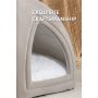 Indoor Outdoor Portable Cat Tent Bed Pet House Kitten Bed Cat Cave Removable Washable Cat Condo Self Warming Pet Bed