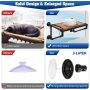 Screw Suction Cups and Free Blanket Cat Hammock Window Seat for Large cat
