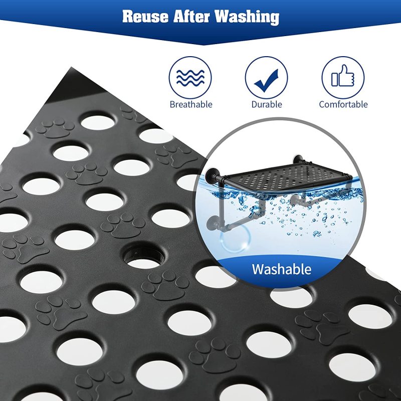 Screw Suction Cups and Free Blanket Cat Hammock Window Seat for Large cat