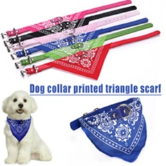 Wholesale Hot Sell High Quality Adjustable Pet Dog Puppy Cat Neck Scarf Bandana Collar