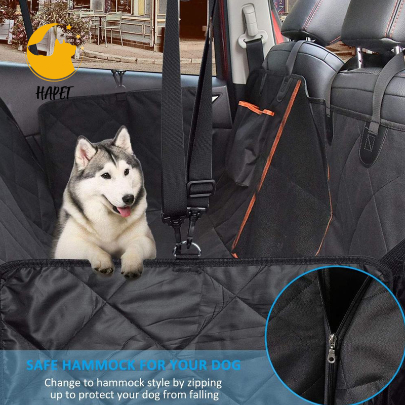 Dog Seat Covers for Cars Back Seat 100% Waterproof with Mesh Visual Window Durable Scratch Proof Nonslip Dog Car Hammock