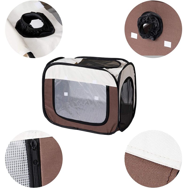 Pet Drying Box Portable Foldable Pet Dry Room Pet Hair Dryer Clean Grooming House Dryer Cage for Cats Dogs
