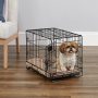 Pets Newly Enhanced Single & Double Door iCrate Dog Crate, Includes Leak-Proof Pan, Floor Protecting Feet, Divider Panel & New P